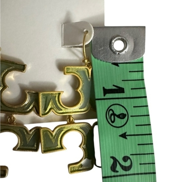 NWOT-Tory Burch Iconic Enamel Earrings - Picture 2 of 4